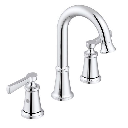 Main product image of Northerly 2 Handle Widespread Bathroom Sink Faucet w/ 50/50 Touch-Down Drain (Chrome), D304179