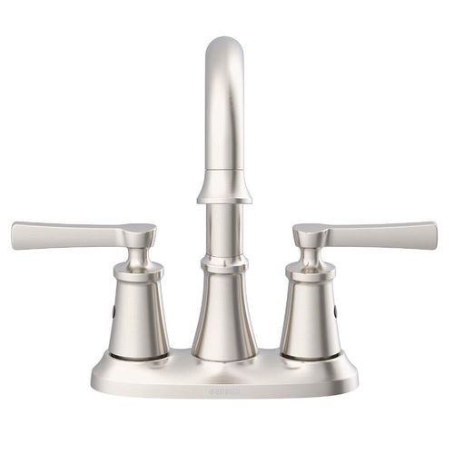 Main product image of Northerly 2 Handle Centerset Bathroom Sink Faucet w/ 50/50 Touch-Down Drain (Brushed Nickel), D307079BN