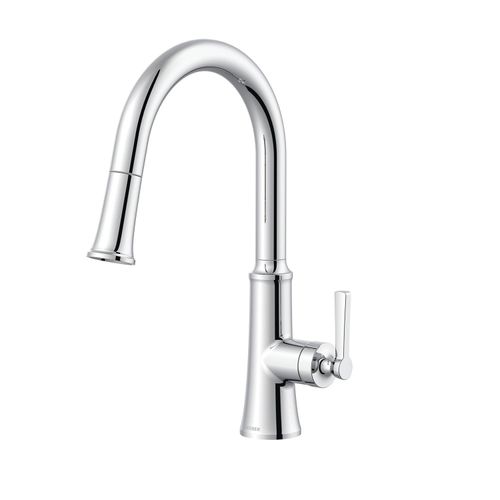 Main product image of Northerly Single Handle Pull-Down Kitchen Faucet (Chrome), D454079