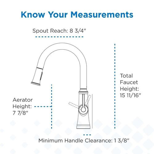 Main product image of Northerly Single Handle Pull-Down Kitchen Faucet (Stainless Steel), D454079SS