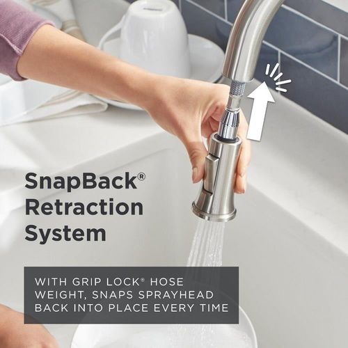 Main product image of Northerly Single Handle Pull-Down Kitchen Faucet (Stainless Steel), D454079SS