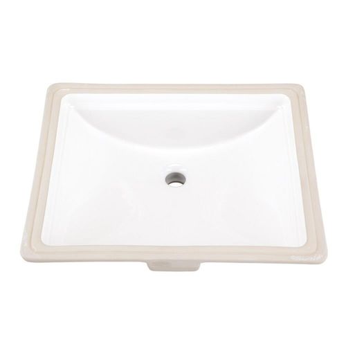 Main product image of Logan Square Rectangular Standard Undercounter Bathroom Sink (White), G0012760