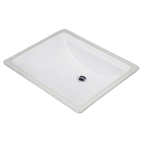 Main product image of Logan Square Rectangular Petite Undercounter Bathroom Sink (White), G0012765