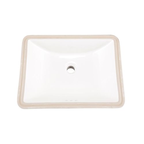 Main product image of Logan Square Rectangular Petite Undercounter Bathroom Sink (White), G0012765