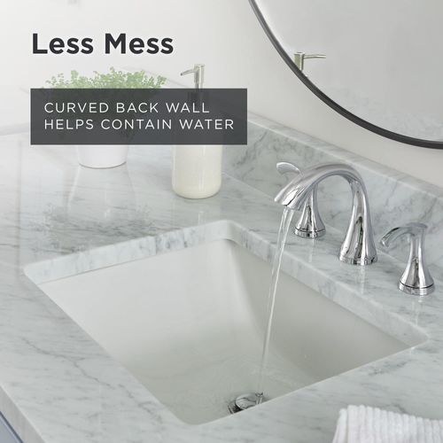 Main product image of Logan Square Rectangular Petite Undercounter Bathroom Sink (White), G0012765