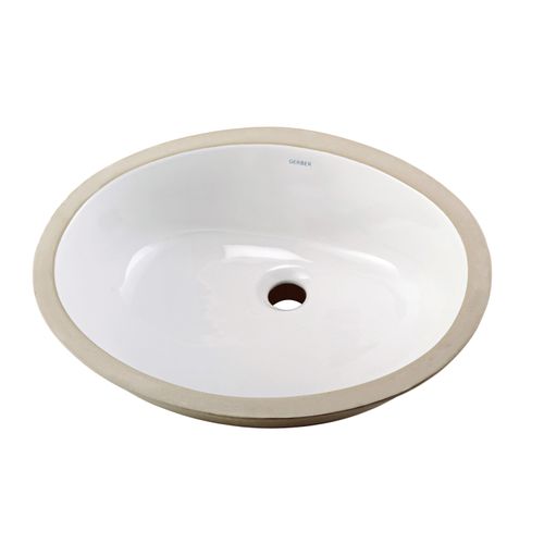 Main product image of Luxoval Oval Petite Undercounter Bathroom Sink (White), G0012770F