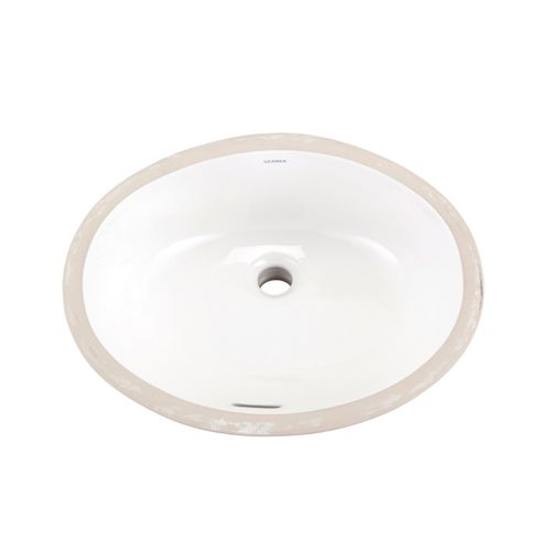 Main product image of Luxoval Oval Petite Undercounter Bathroom Sink (White), G0012770F