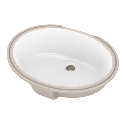 Main product image of Luxoval Oval Standard Undercounter Bathroom Sink (White), G0012780