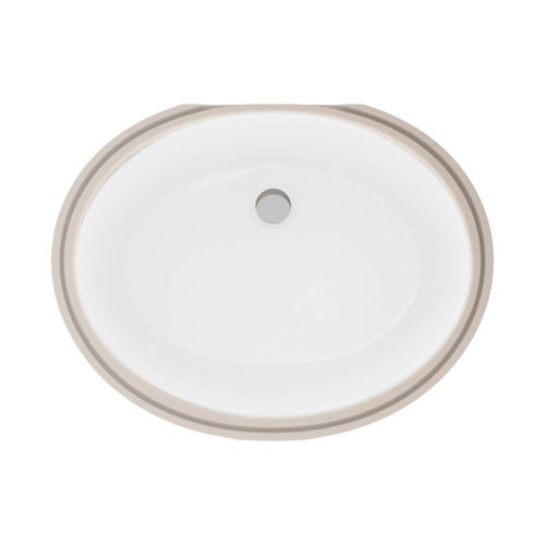 Main product image of Luxoval Oval Standard Undercounter Bathroom Sink (White), G0012780
