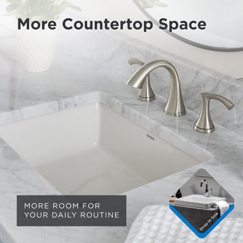 Main product image of Wicker Park Rectangular Undercounter Bathroom Sink (White), G0012791