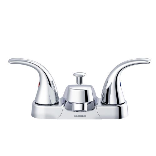 Main product image of Maxwell SE 2 Handle Centerset Bathroom Sink Faucet w/ Metal Pop-Up Drain (Chrome), G0043165W