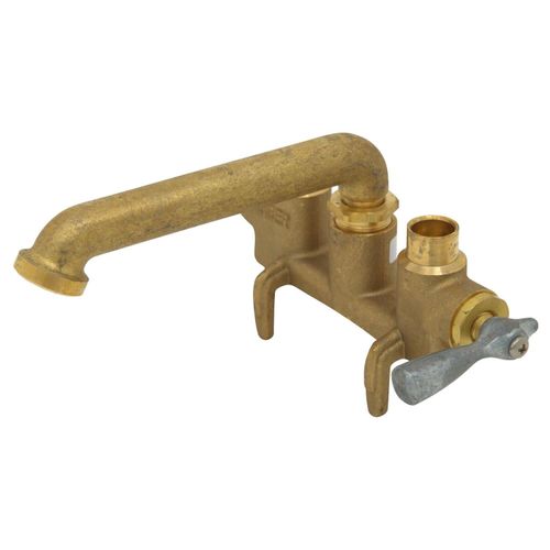 Main product image of Classics 2 Handle Clamp On Laundry Faucet w/ Metal Lever Handles and Direct Sweat Connections (Rough Brass), G0049536