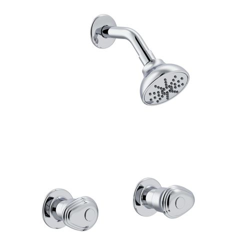 Main product image of Hardwater 2 Handle Shower Only Fitting (Chrome), G0058460