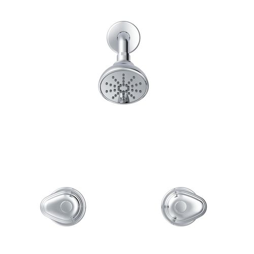 Main product image of Hardwater 2 Handle Shower Only Fitting (Chrome), G0058460