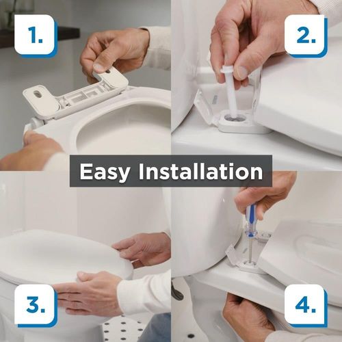 Main product image of Elongated Undermount Soft-Close Toilet Seat (White/Biscuit/Bone), G0099213