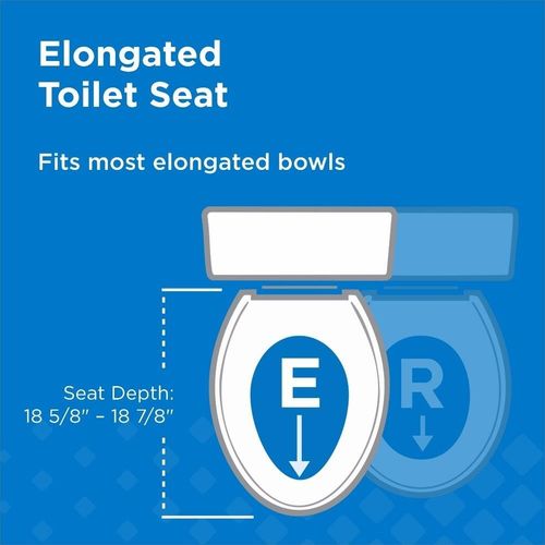 Main product image of Elongated Undermount Toilet Seat (White), G0099216