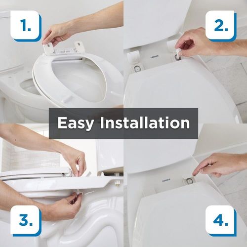 Main product image of Elongated Undermount Toilet Seat (White), G0099216