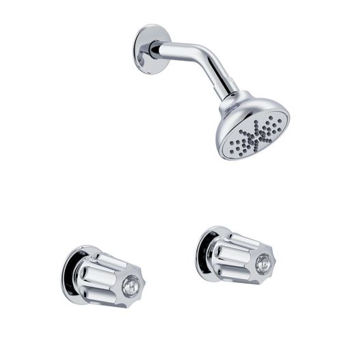 Main product image of Classics 2 Metal Fluted Handle Sliding Sleeve Threaded Escutcheon Shower Only Fitting w/ IPS/Sweat Connections (Chrome), G0748220