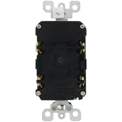 Main product image of 20A SmartlockPro GFCI Receptacle/Outlet, Tamper-Resistant (125V) - Brown