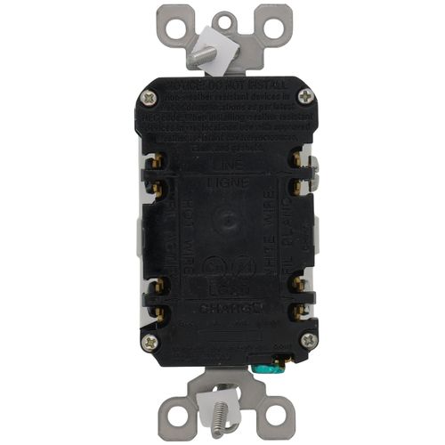Main product image of SmartlockPro Slim Tamper/Weather Resistant Self-Test GFCI Receptacle, NEMA 5-20R - White (125V)
