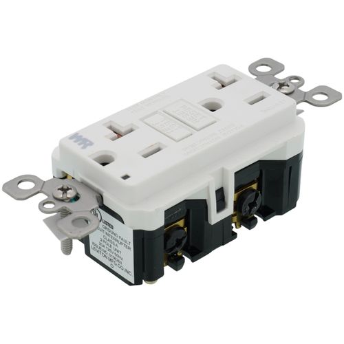 Main product image of SmartlockPro Slim Tamper/Weather Resistant Self-Test GFCI Receptacle, NEMA 5-20R - White (125V)