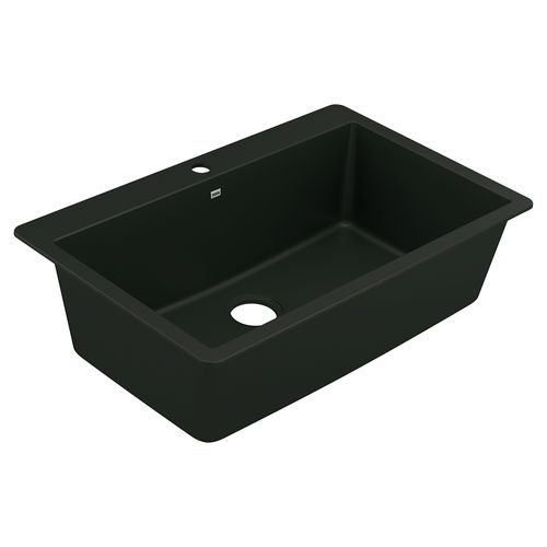 Main product image of 33" X 20" Granite Single Bowl Dual Mount Sink, GGB3026B