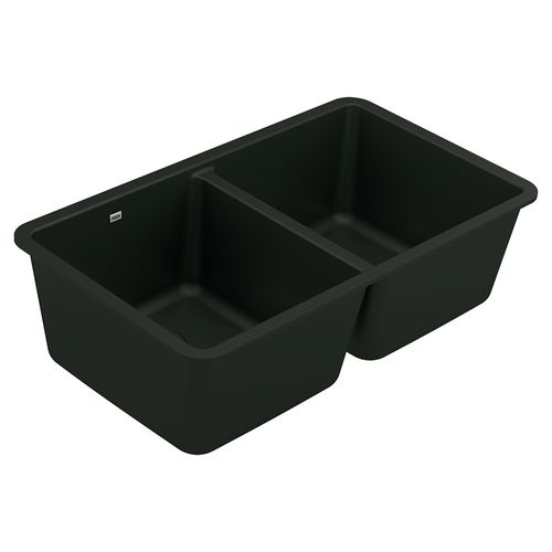 Main product image of 33" X 18.5" X 9.5 Granite Double Bowl Sink, GGB4012B