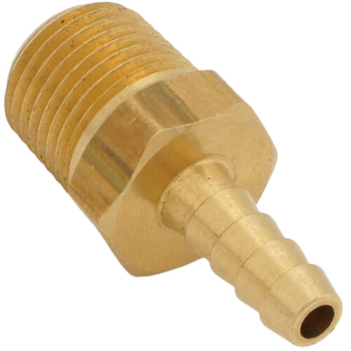 Main product image of 1/8" Hose Barb x 1/8" NPT Male Brass Pipe Adapter