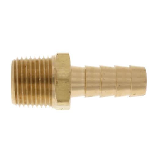 3/8" Hose Barb x 3/8" NPT Male Brass Pipe Adapter