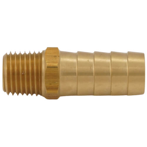Main product image of 1/2" Hose Barb x 1/4" NPT Male Brass Pipe Adapter