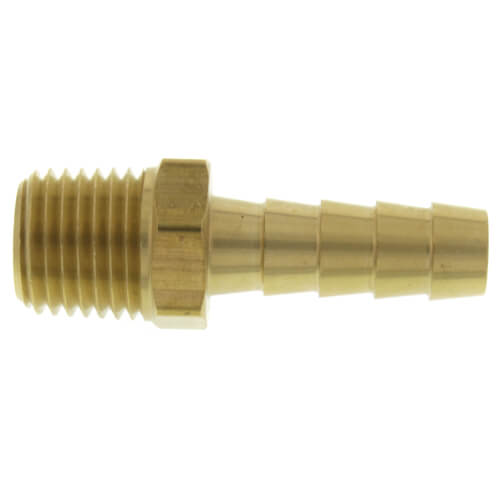 Main product image of 5/16" Hose Barb x 1/4" NPT Male Brass Pipe Adapter