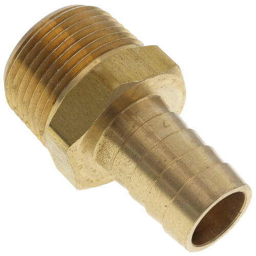 Main product image of 5/8" Hose Barb x 3/4" NPT Male Brass Pipe Adapter