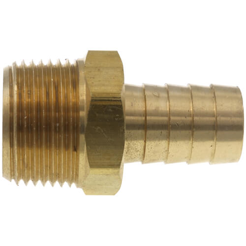 Main product image of 5/8" Hose Barb x 3/4" NPT Male Brass Pipe Adapter