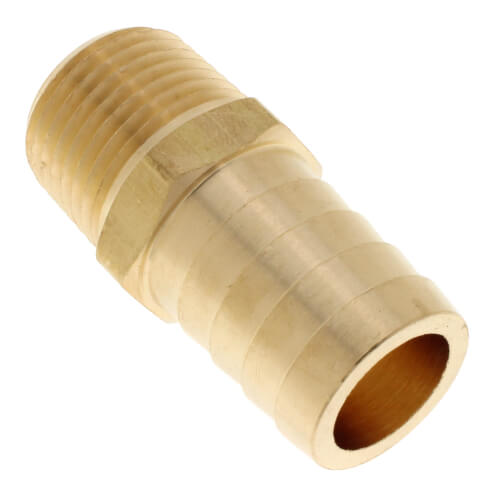 Main product image of 3/4" Hose Barb x 1/2" NPT Male Brass Pipe Adapter