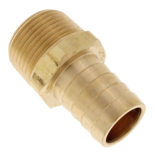 Main product image of 3/4" Hose Barb x 3/4" NPT Male Brass Pipe Adapter