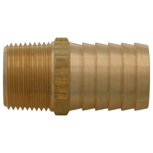 Main product image of 1" Hose Barb x 3/4" NPT Male Brass Pipe Adapter