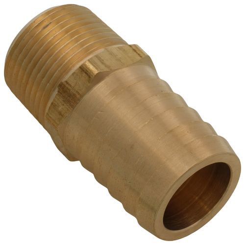 Main product image of 1" Hose Barb x 3/4" NPT Male Brass Pipe Adapter