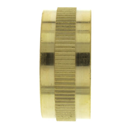 3/4" Brass Garden Hose Cap w/ Washer