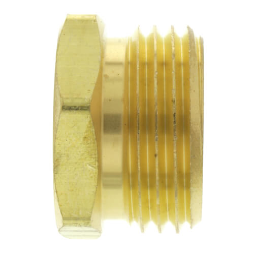 Main product image of 3/4" Male Hose x 1/2" Female Pipe Brass Garden Hose Adapter (Lead Free)