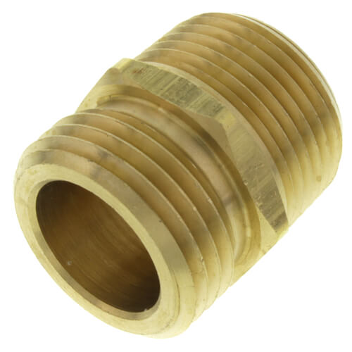 3/4" Male Hose x 3/4" Male Pipe (1/2" FIP Tap) Brass Garden Hose Adapter