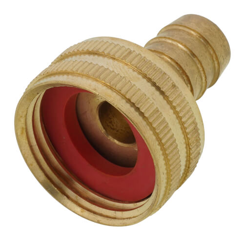 Main product image of 1/2" Hose Barb x 3/4" Female Hose Brass Garden Hose Swivel