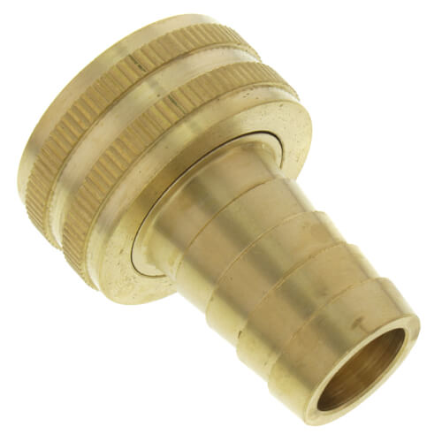 Main product image of 5/8" Hose Barb x 3/4" Female Hose Brass Garden Hose Swivel