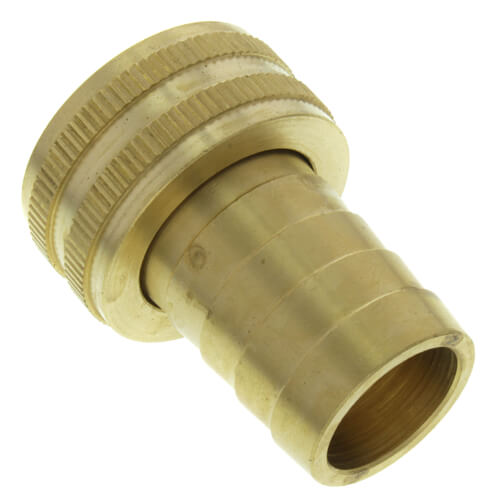 Main product image of 3/4" Hose Barb x 3/4" Female Hose Brass Garden Hose Swivel