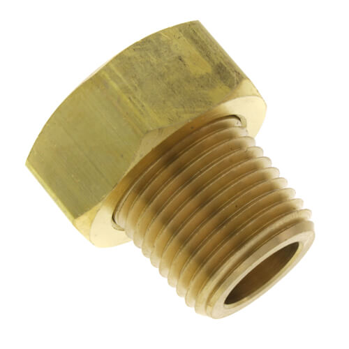 Main product image of 1/2" Male Pipe x 3/4" Female Hose Brass Garden Hose Swivel Adapter