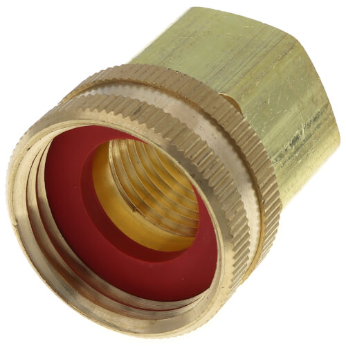 Main product image of 3/4" Female Hose x 1/2" Female Pipe Brass Garden Hose Swivel (S11)