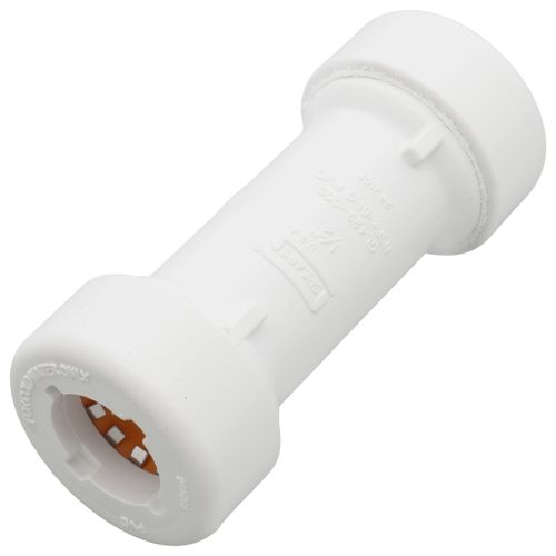 Main product image of 1/2" PVC GripLoc Coupling, 235 psi (White)