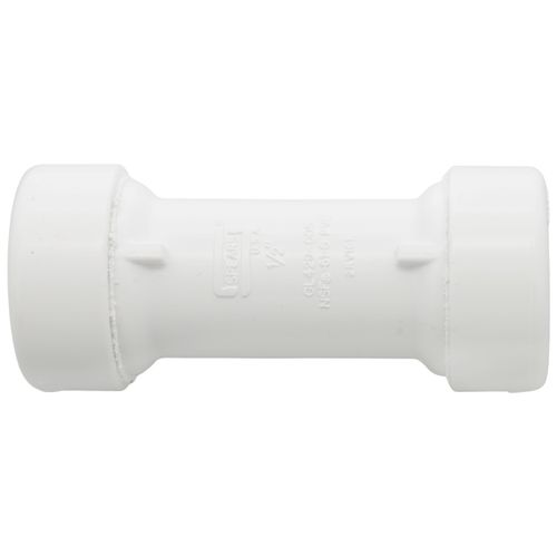 Main product image of 1/2" PVC GripLoc Coupling, 235 psi (White)