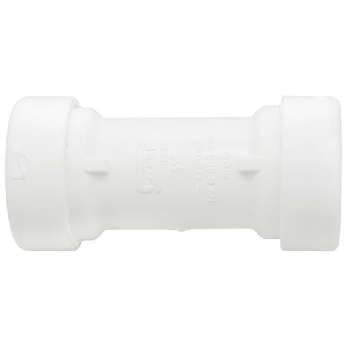 Main product image of 3/4" PVC GripLoc Coupling, 235 psi (White)