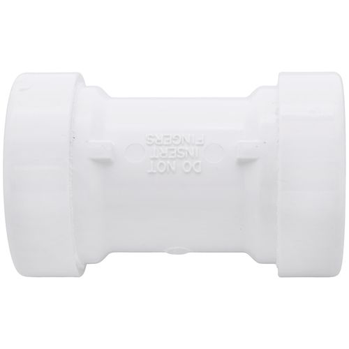 Main product image of 1-1/4" PVC GripLoc Coupling, 235 psi (White)