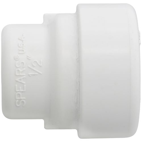 Main product image of 1/2" PVC GripLoc Cap w/ EPDM O-Ring (White)
